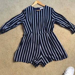 Striped Romper